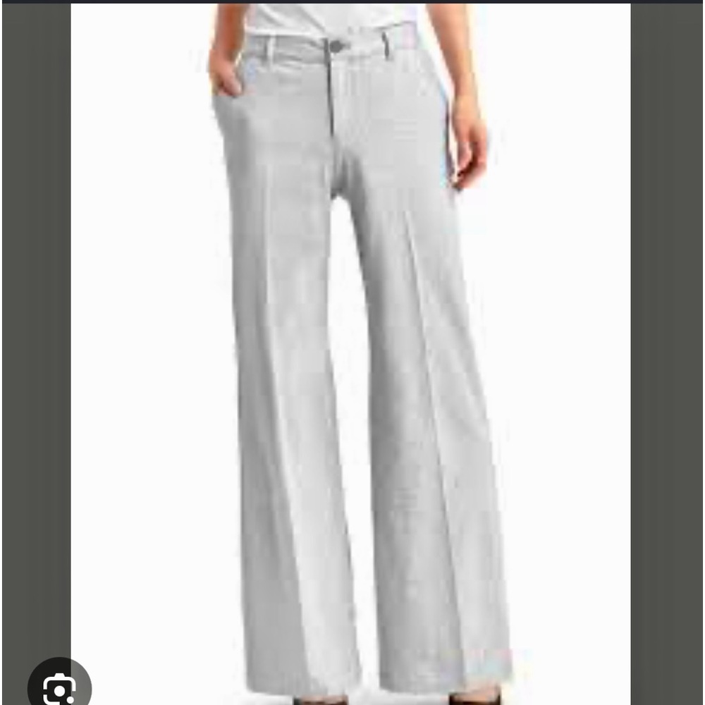 Gap Wide Leg Knit Pants Light Grey 0P